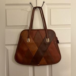 Vintage faux leather handbag